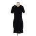 Athleta Casual Dress - Shift: Black Solid Dresses - Women's Size Small