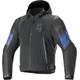 Alpinestars Zaca Air Venom waterproof Motorcycle Textile Jacket, black-blue, Size XL