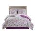 Gracie Mills Amalia 9-Piece Floral Comforter Set with Coordinating Cotton Bed Sheets
