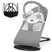 Baby Bouncer, Portable Baby Bouncer Seat for Babies 0-18 Months, 100% Cotton Fabrics, 3 Modes of use with Rocker