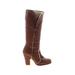 Chie Mihara Boots: Brown Shoes - Women's Size 38