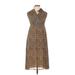 Mercer & Madison Casual Dress: Brown Leopard Print Dresses - Women's Size 10