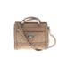 MICHAEL Michael Kors Leather Satchel: Tan Argyle Bags
