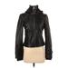 Guess Jeans Leather Jacket: Black Jackets & Outerwear - Women's Size Small
