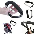 Große Karabiner Kinderwagen Haken Veranstalter Aluminium D Ring Feder Snap Schlüssel bund Clip