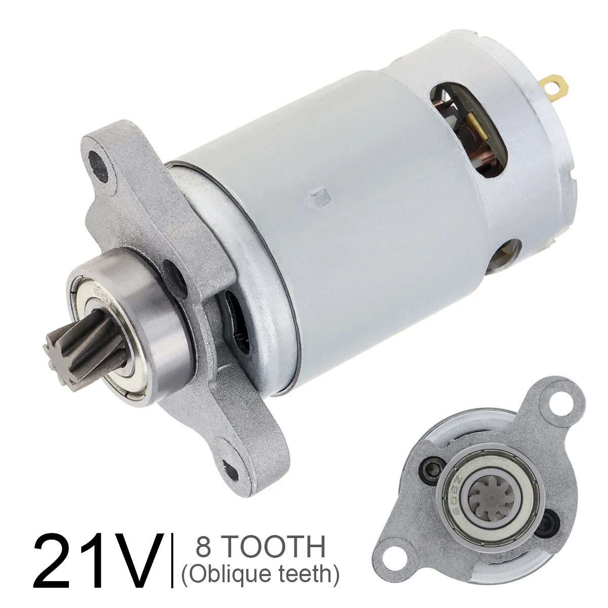 Motore DC RS550 a 8 denti Motore per sega alternativa ad alta potenza Ingranaggio a denti elicoidali per sega a sciabola elettrica Taglio portatile