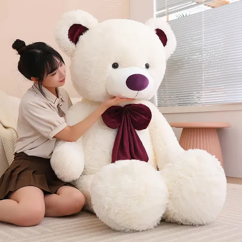 Schöne 5 Farben Teddybär mit Bowknot hochwertige Stofftiere tragen Plüschtiere Puppe Kissen Kinder