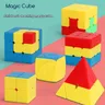 Moyu Kinder unterrichten Rätsel Serie 3x3x3 Cubo Magico Einhorn Pudding holprigen kleinen roten Hut