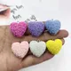 Breloques coeur d'amour de fleurs roses coréennes pour bijoux résultats exécutifs pendentif en