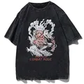 T-shirt graphique Anime japonais pour hommes T-shirt imprimé Luffy T-shirt décontracté en coton