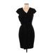 Sandra Darren Cocktail Dress - Sheath: Black Dresses - Women's Size 8