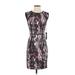 Jennifer Lopez Casual Dress - Sheath: Black Paisley Dresses - New - Women's Size 4