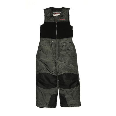 SNOZU Snow Pants With Bib - Elastic: Green Sporting & Activewear - Kids Girl's Size 5