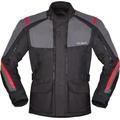 Modeka Varus waterproof Motorcycle Textile Jacket, black-grey, Size L
