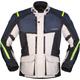 Modeka Varus waterproof Motorcycle Textile Jacket, grey-blue, Size M