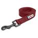 Solid Marsala Brown Puppy or Dog Leash, Large, 6 ft.