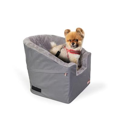 K&H Gray Collapsible Bucket Booster Car Seat for Dogs, Small