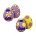 Yellow/Purple Spring AirDog Squeaker Egg Dog Toy, Small, Pack of 2, Multi-Color