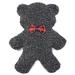 Lavender Bedtime Bear Dog Toys, Medium, Grey / Red