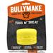 Yellow Bacon Scented Cheeseburger Rubber Toss N Treat Stuffing Chew Toy for Dogs, Small