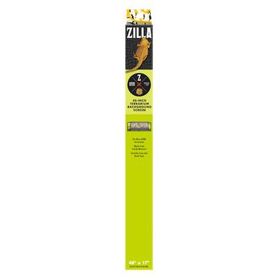 Zilla 24K Goldn Graffiti Print Terrarium Background Screen, 48" L X 17" W