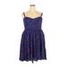 Torrid Casual Dress: Blue Dresses - Women's Size 3X Plus