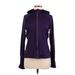 Athleta Track Jacket: Purple Jackets & Outerwear - Women's Size Medium