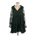 Free People Cocktail Dress: Green Dresses - Women's Size Large