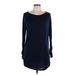 Love Kuza Casual Dress: Blue Dresses - Women's Size Large