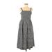 Universal Thread Casual Dress - Midi: Gray Tweed Dresses - Women's Size Medium
