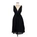 Zara Basic Casual Dress - Midi: Black Dresses - Women's Size Medium