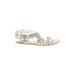 TOMS Sandals: White Leopard Print Shoes - Women's Size 12
