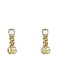 Double G Earrings With Pearls - Metallic - Gucci Earrings