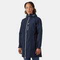 Long Belfast 3/4 Length Rain Jacket Navy - Blue - Helly Hansen Jackets