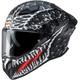 Caberg Drift Evo II Crok Casque, noir-blanc-rouge, taille S