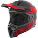 Germot GM 540 Casque de motocross, noir-gris-rouge, taille S