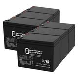 12V 8Ah SLA Battery Replacement for Electric Trolling Motor - 6 Pack