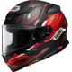 Shoei NXR 2 Capriccio Helm, schwarz-rot, Größe M
