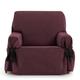 Housse de fauteuil avec des rubans Bordeaux 80 - 120 cm