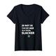 Damen Gen X Slacker 50. Geburtstag Geschenk T-Shirt mit V-Ausschnitt