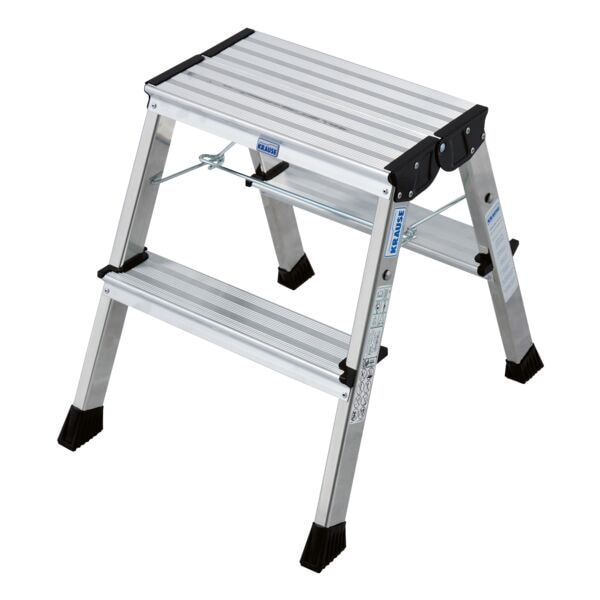 Krause Doppel-Klapptritt »MONTO Rolly« 2x 2 Stufen gelb gelb, 40x55x20 cm Image