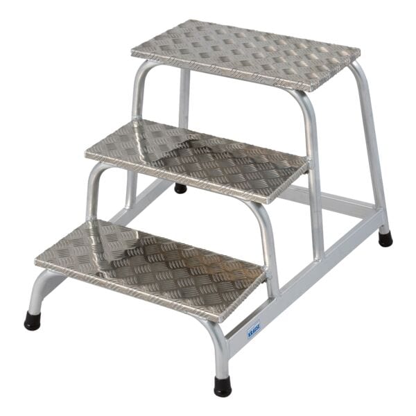 Krause Montagetritt »STABILO« 3 Stufen grau, 73x60x88 cm Image