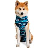 Suitical Recovery Suit for Dogs | Spay and Neutering Dog Surgery Recovery Suit for Male or Female | Soft Fabric for Skin Conditions | 2XL | Neck to Tail 31.5â€�-36.2â€� | Blue Camouflage