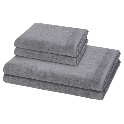 Möve Premium 4-teilig Handtuch-Set Stone Grau Image
