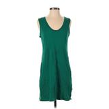 Banana Republic Factory Store Casual Dress Scoop Neck Sleeveless: Green Dresses - Women's Size Small