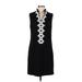 Jessica Howard Casual Dress - Shift: Black Dresses - Women's Size 8