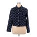 Ashley Stewart Denim Jacket: Blue Jackets & Outerwear - Women's Size 14 Plus