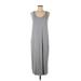 Philosophy Republic Clothing Casual Dress - Midi: Gray Solid Dresses - New - Women's Size Medium
