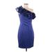 Ted Baker London Cocktail Dress: Blue Dresses - Women's Size 8