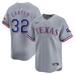 Men's Nike Evan Carter Gray Texas Rangers Away Limited Player Jersey